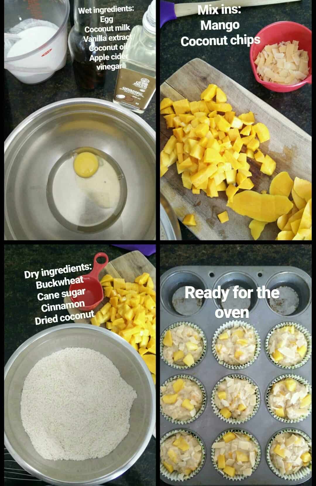 Mango Coconut Muffins