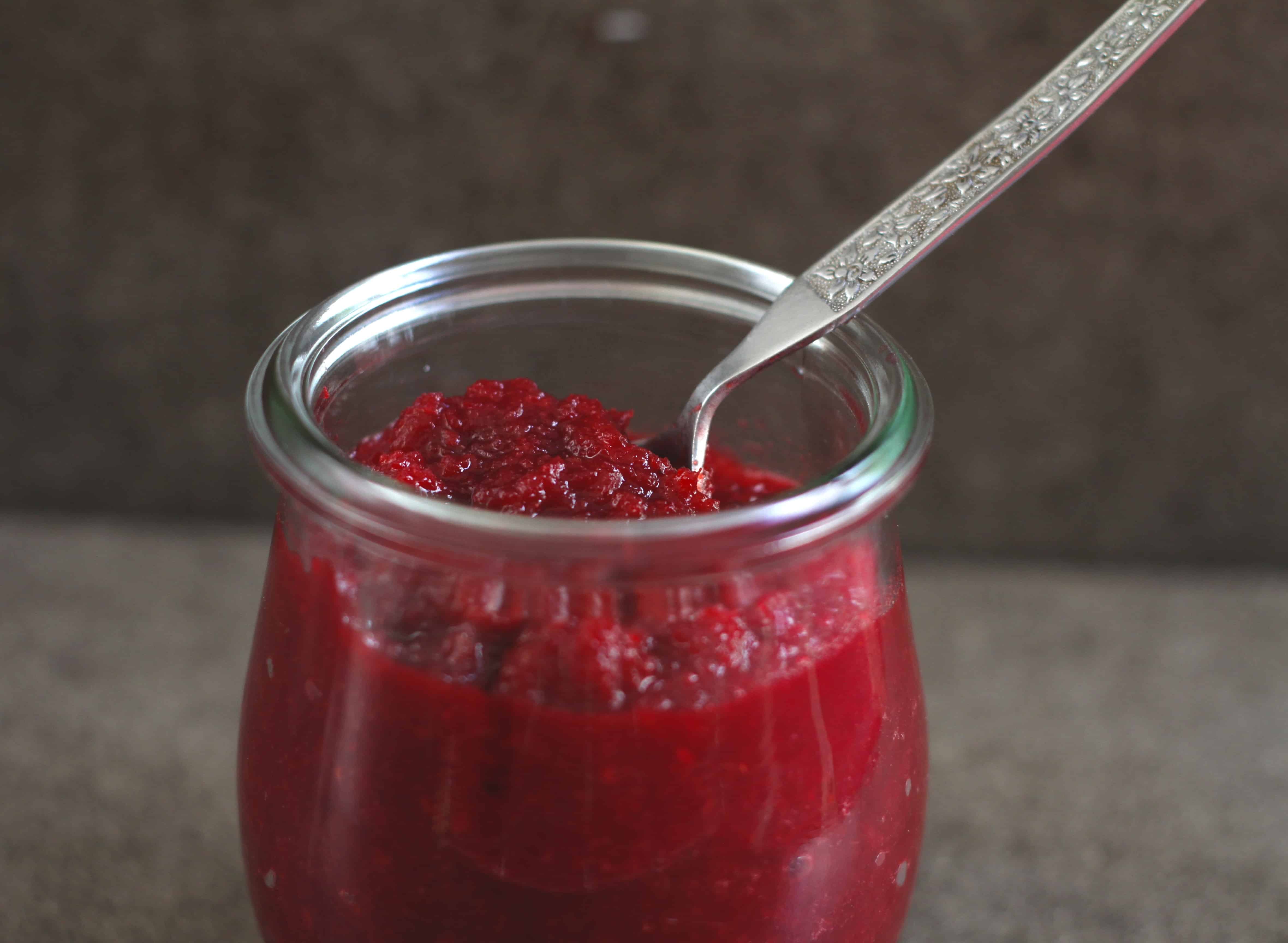 Beetroot Apple Ginger Chutney