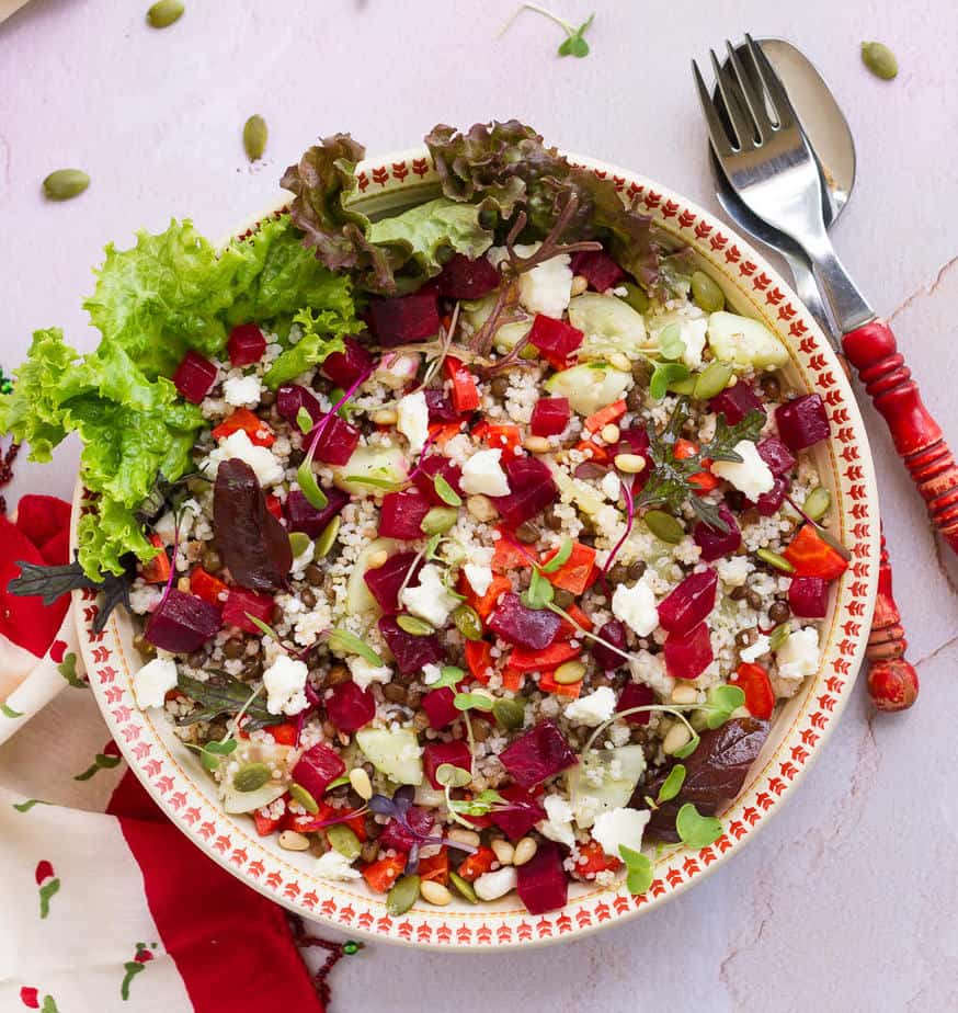 Lentil & Millet Salad Easy Glutenfree healthy Lentil Millet Salad