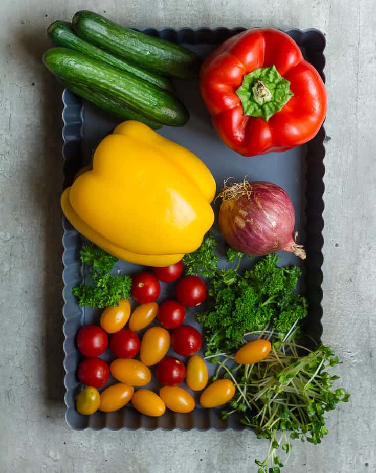 Vegetables for Summer Pasta Salad w/ Balsamic Vinaigrette | Easy vegan pasta  salad recipe