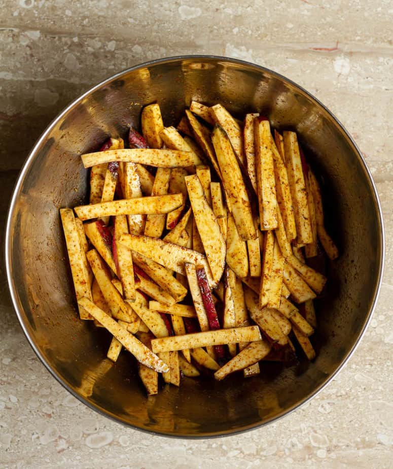 Baked Sweet Potato Fries | easy Healthy Sweet Potato Fries 