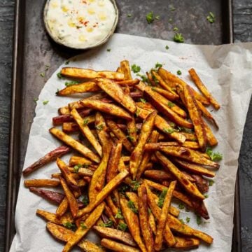 Baked Sweet Potato Fries | easy Healthy Sweet Potato Fries