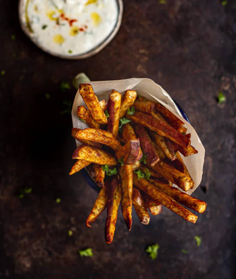 Baked Sweet Potato Fries | easy Healthy Sweet Potato Fries