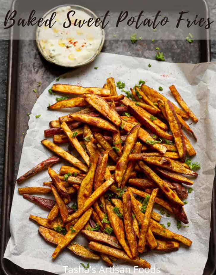 Baked Sweet Potato Fries | easy Healthy Sweet Potato Fries