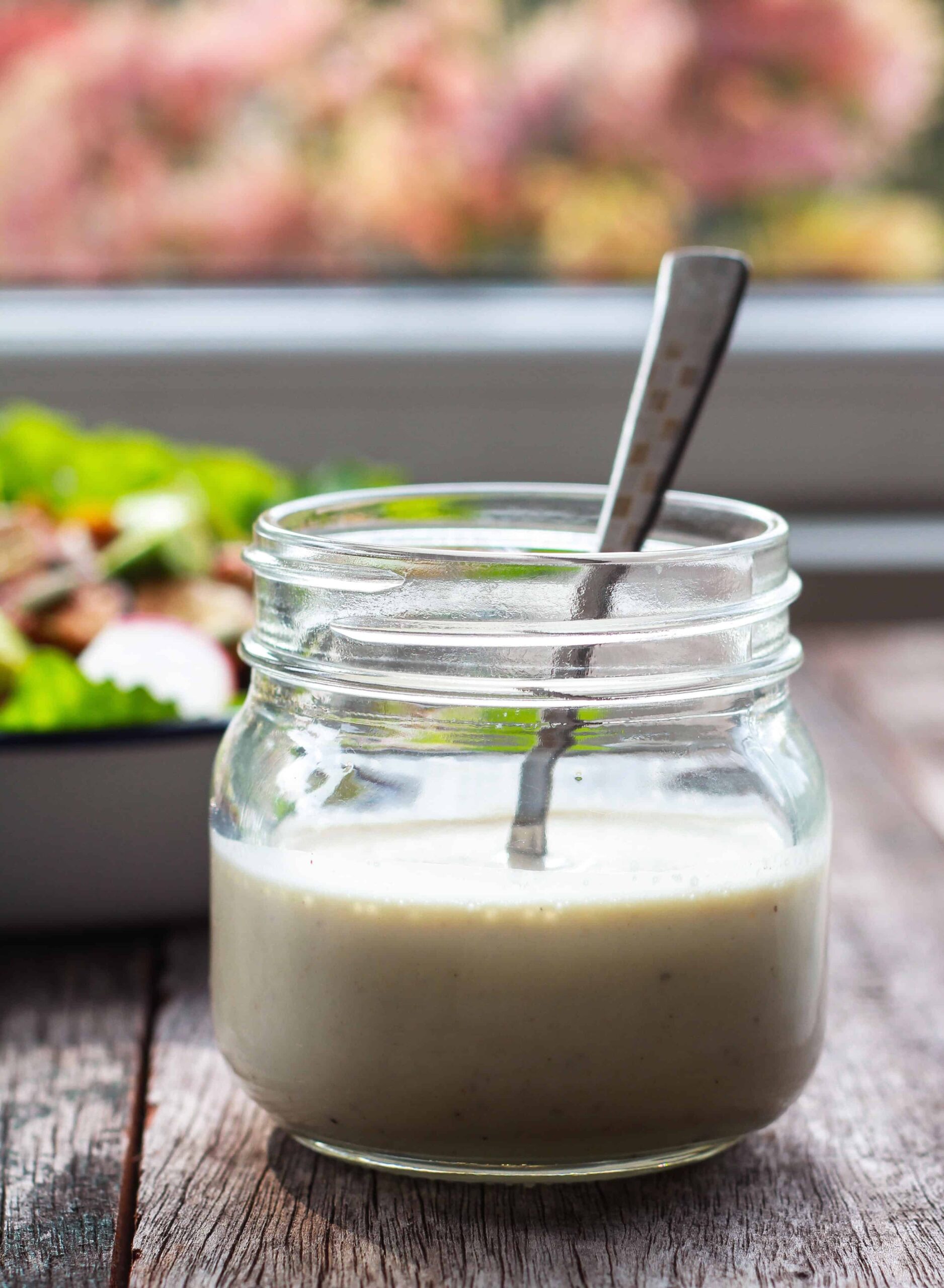 Tahini Dressing for the Roasted Sweet Potato and Chickpea Salad Healthy Glutenfree Vegan Recipe