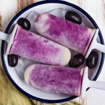 Jamun Yogurt Popsicles | Easy 3 ingredient recipe