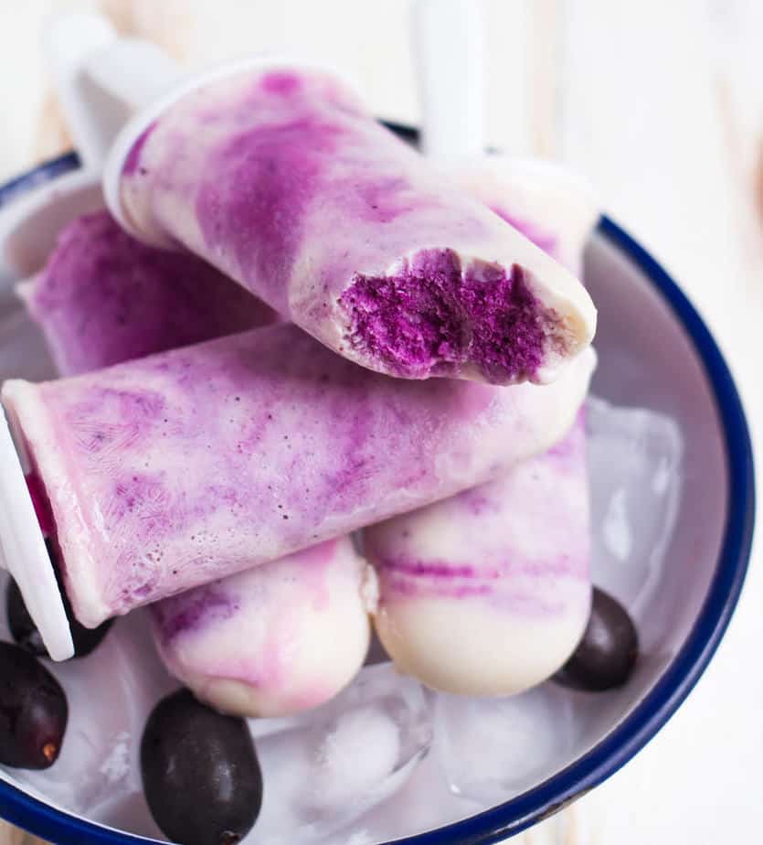 Jamun Yogurt Popsicles | Easy 3 ingredient recipe