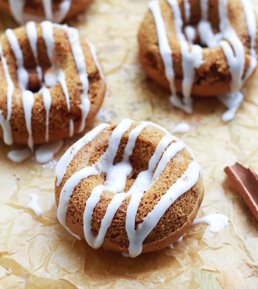 Vegan Baked Cinnamon Donuts | Easy donut recipe