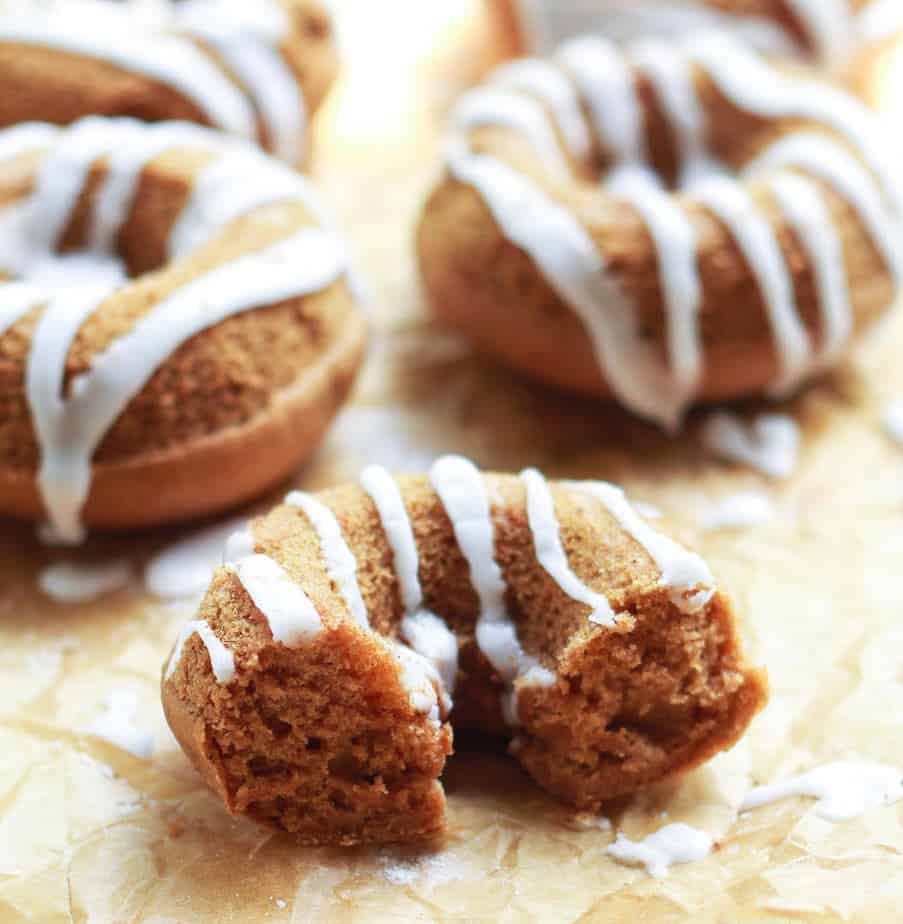 Vegan Baked Cinnamon Donuts | Easy donut recipe