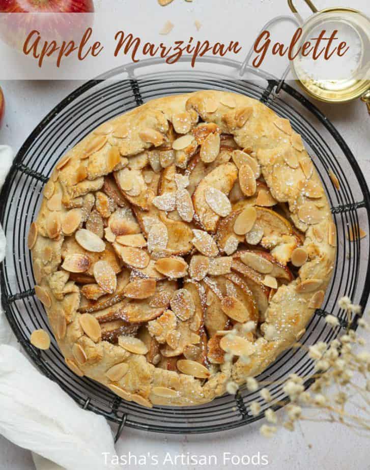 Apple Marzipan Galette