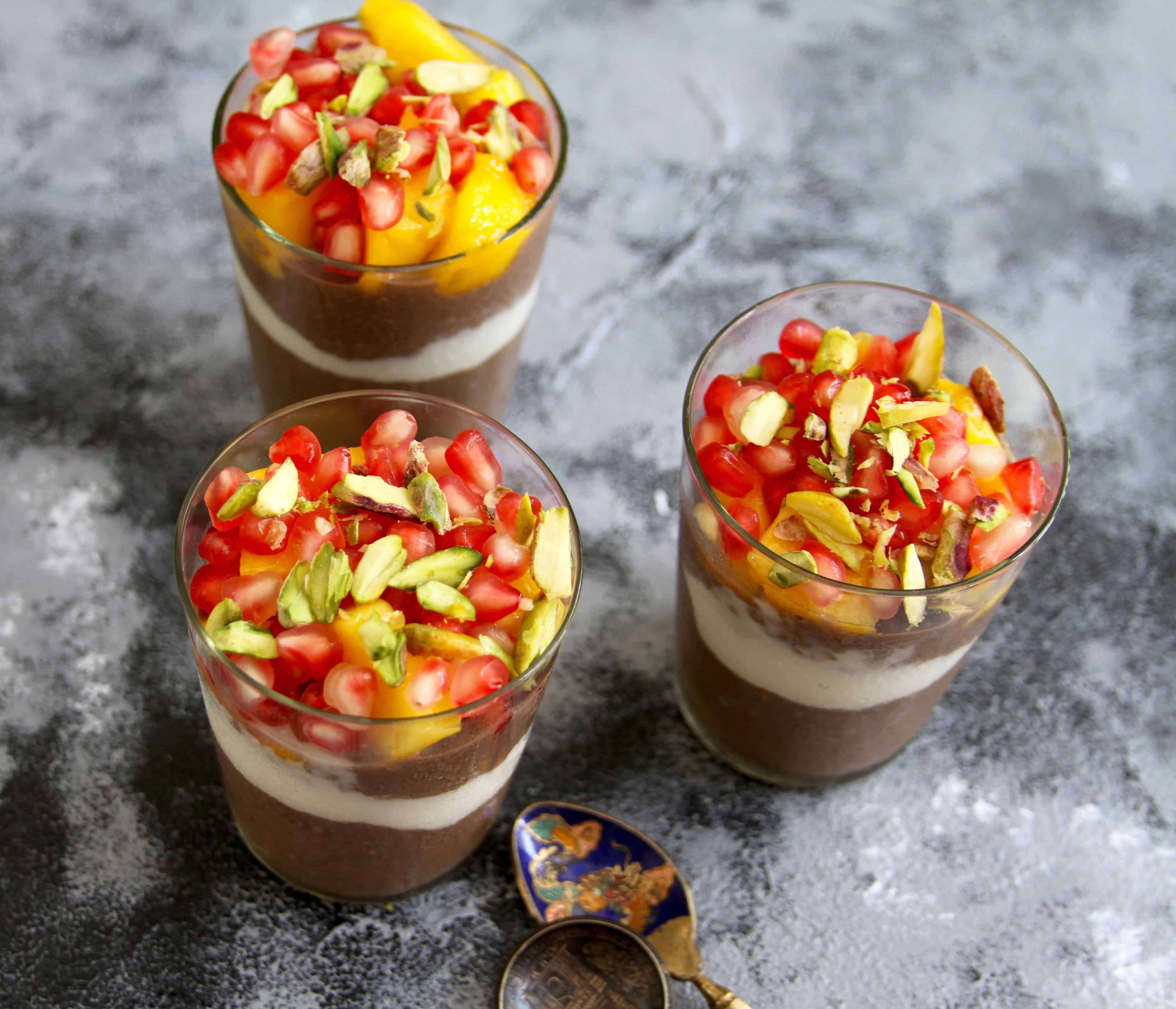 Cashew Chocolate Chia Pudding