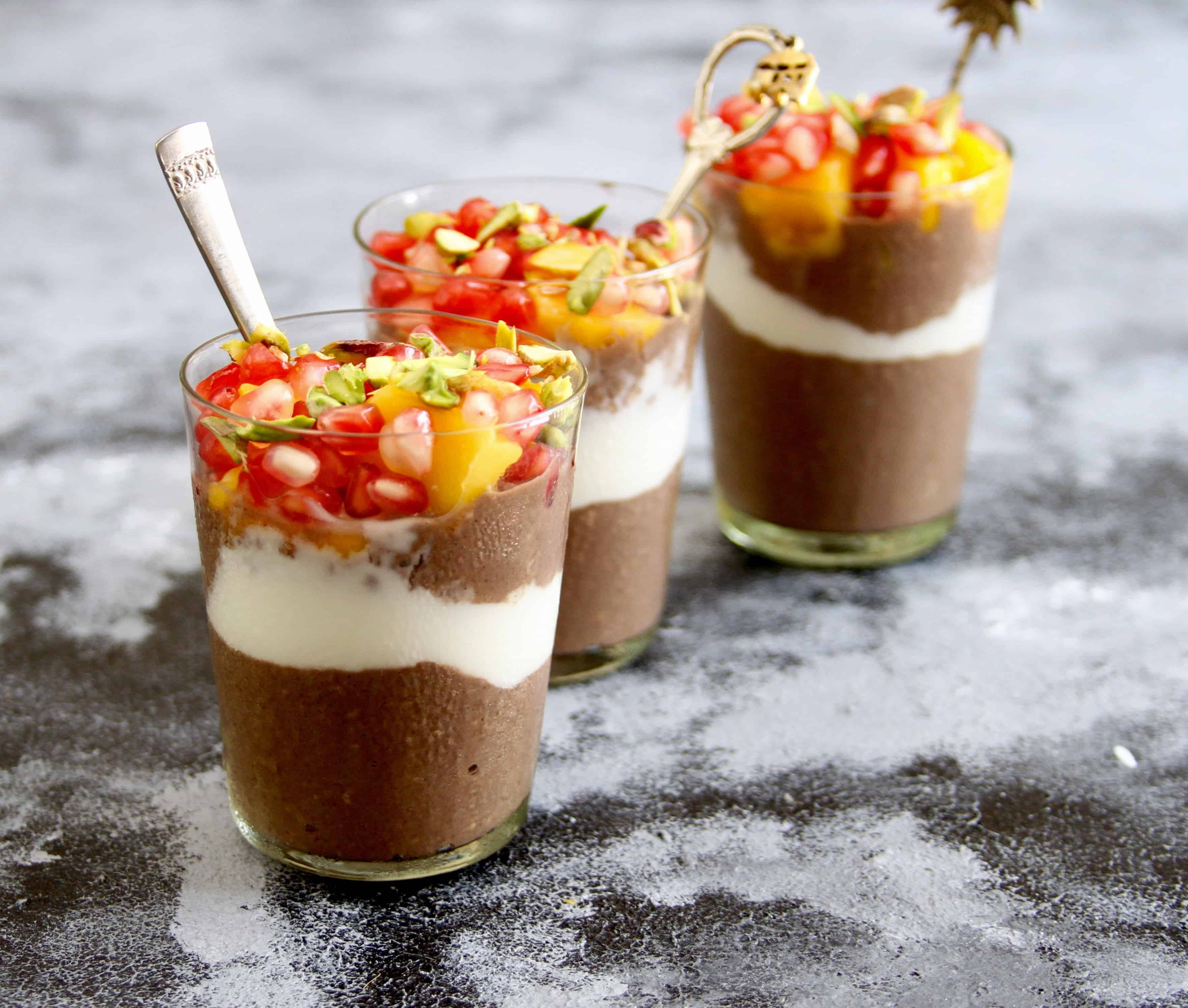 Cashew Chocolate Chia Pudding