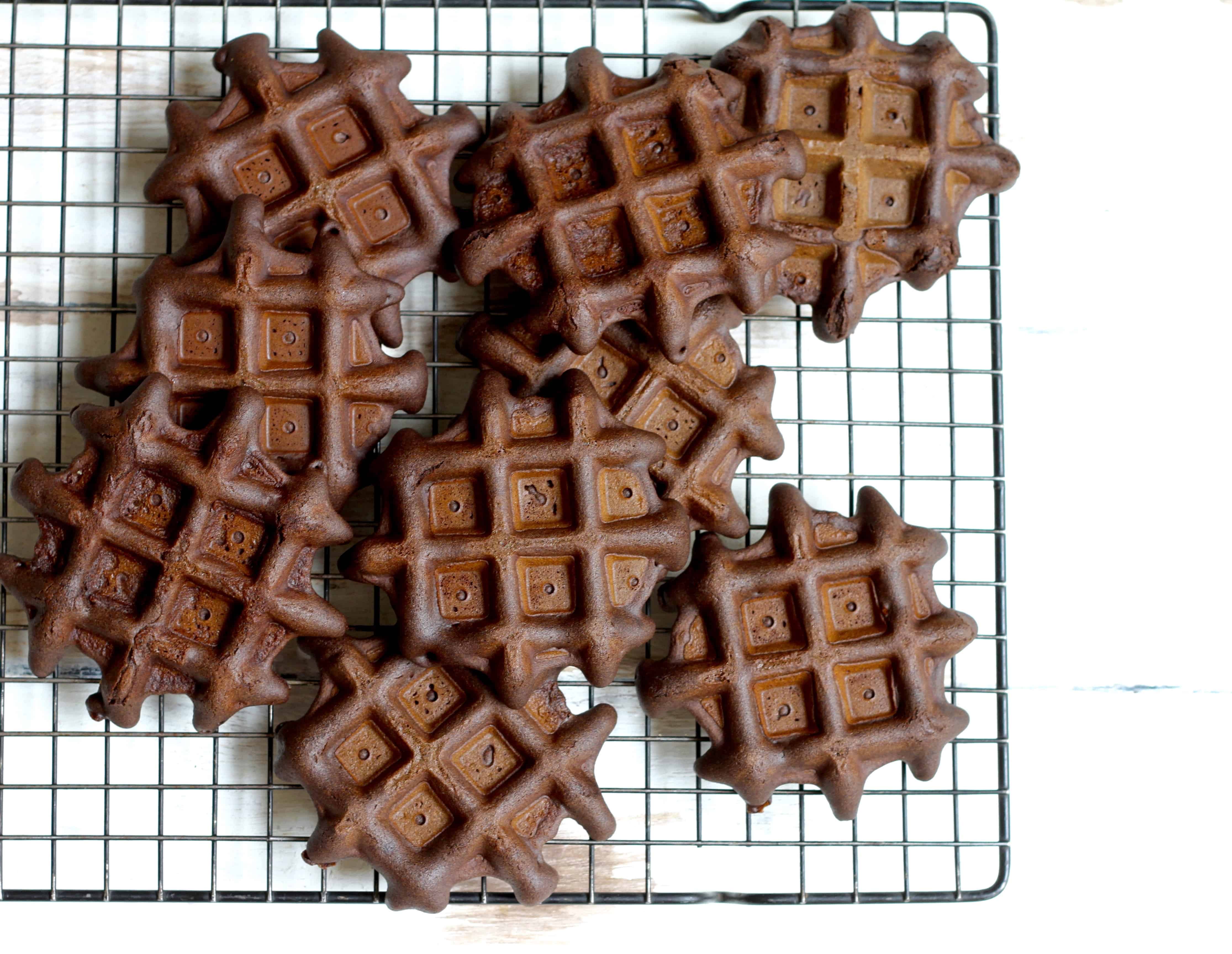 Glutenfree Brownie Waffles