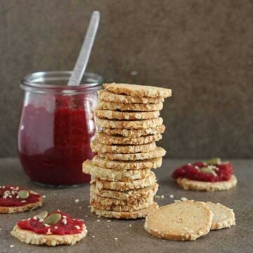 Homemade Wholegrain Ajwain (Carom seed) Crackers, Crackers, Wholegrain, homemade, healthy