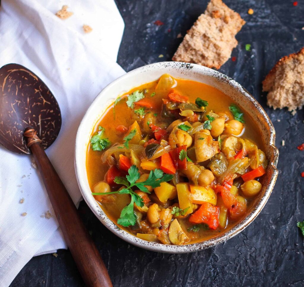 Moroccan Vegetable Stew | Healthy Vegan Vegetables Recipe