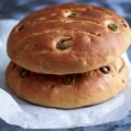 Easy Olive Bread w/ Sundried Tomato & Garlic vegan, simple to make soft, warm and crusty