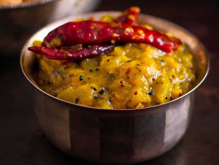 Aam Ki Launji / Raw Mango Chutney summer's favourite condiment! This palate tickling,sweet sour spicy vegan chutney is a breeze to make..