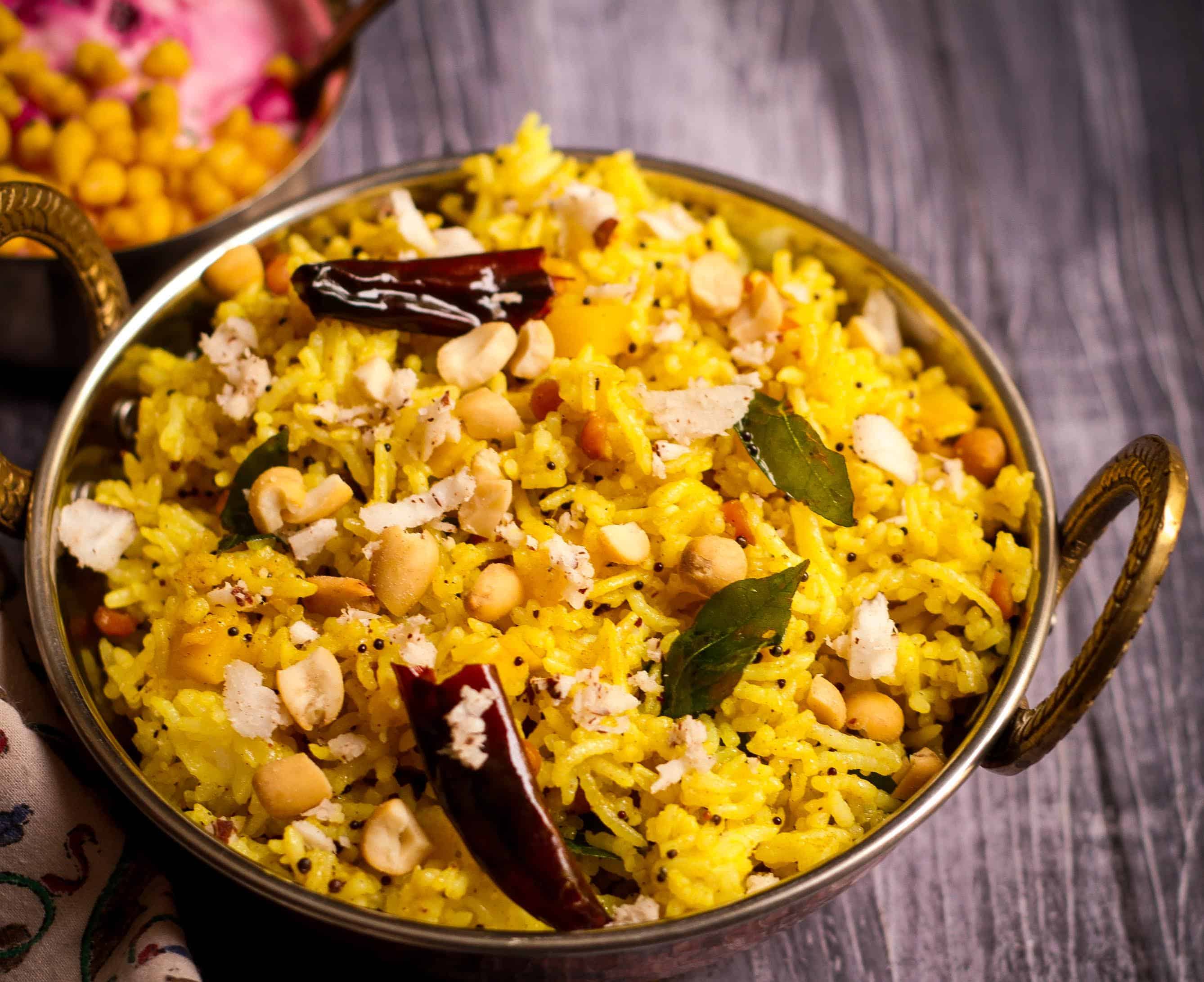 Raw Mango Rice vegan glutenfree summer easy recipe Indian cuisine