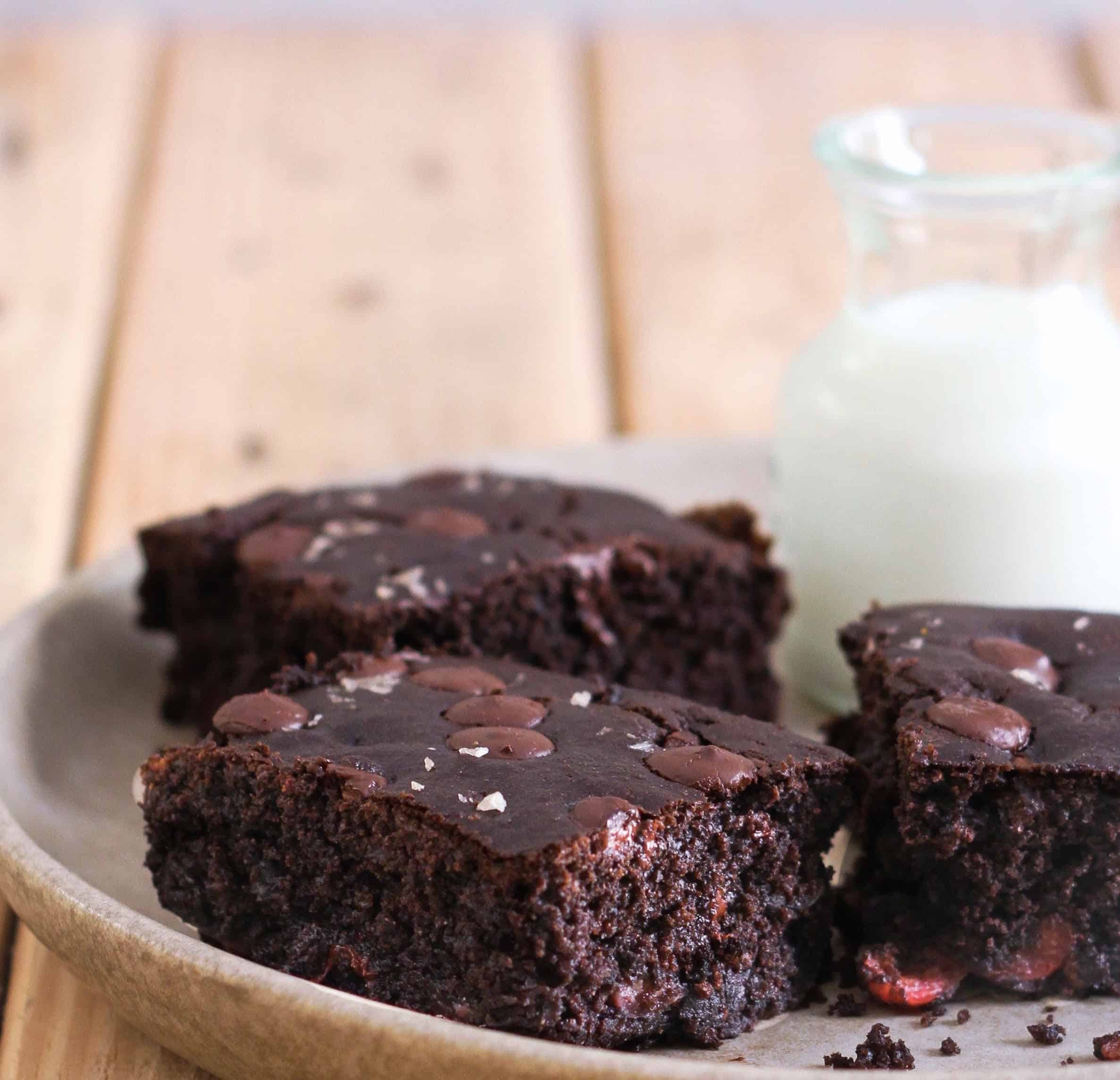 Eggless Chocolate Cherry Cake easy baking with fruits dark chocolate wholegrain