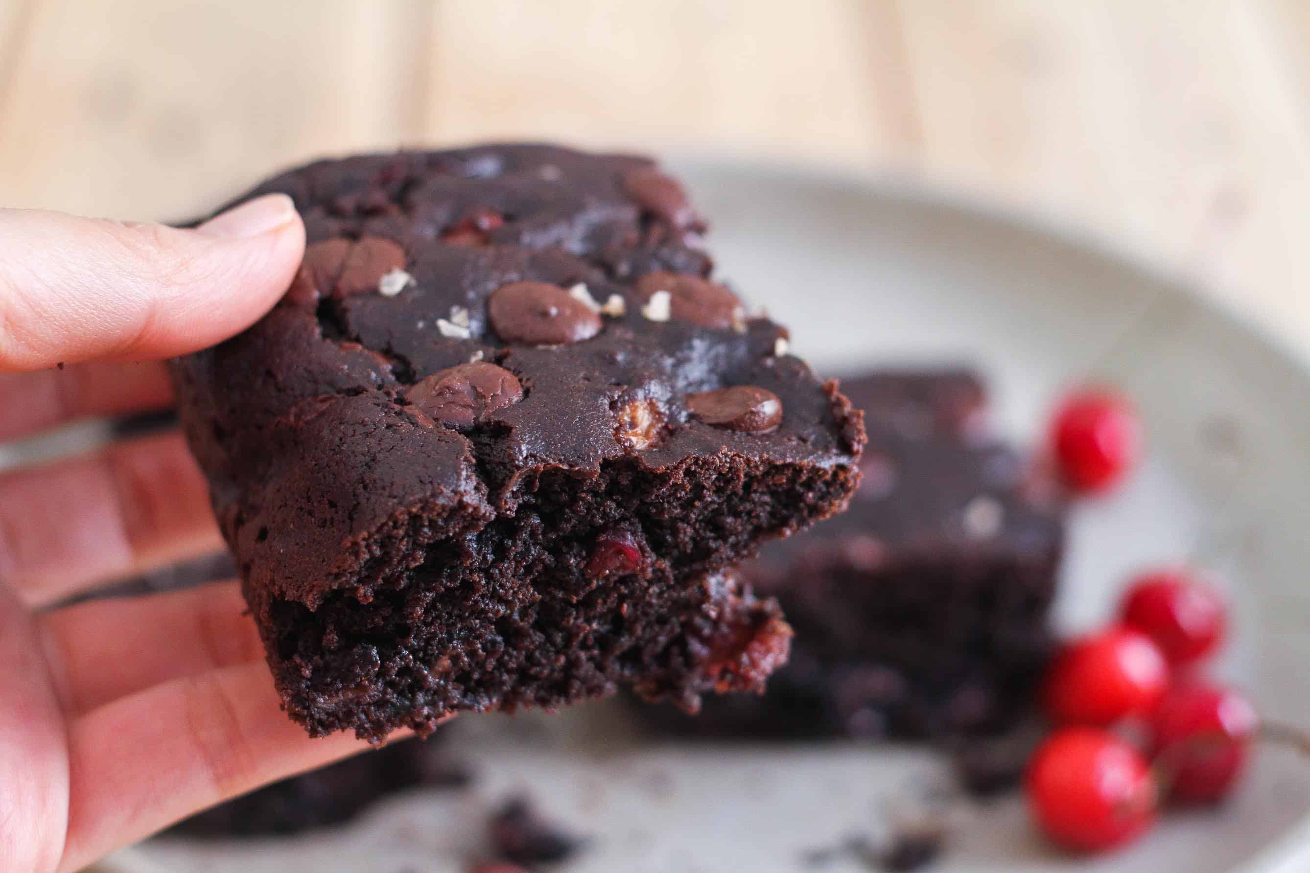 Eggless Chocolate Cherry Cake easy baking with fruits dark chocolate wholegrain