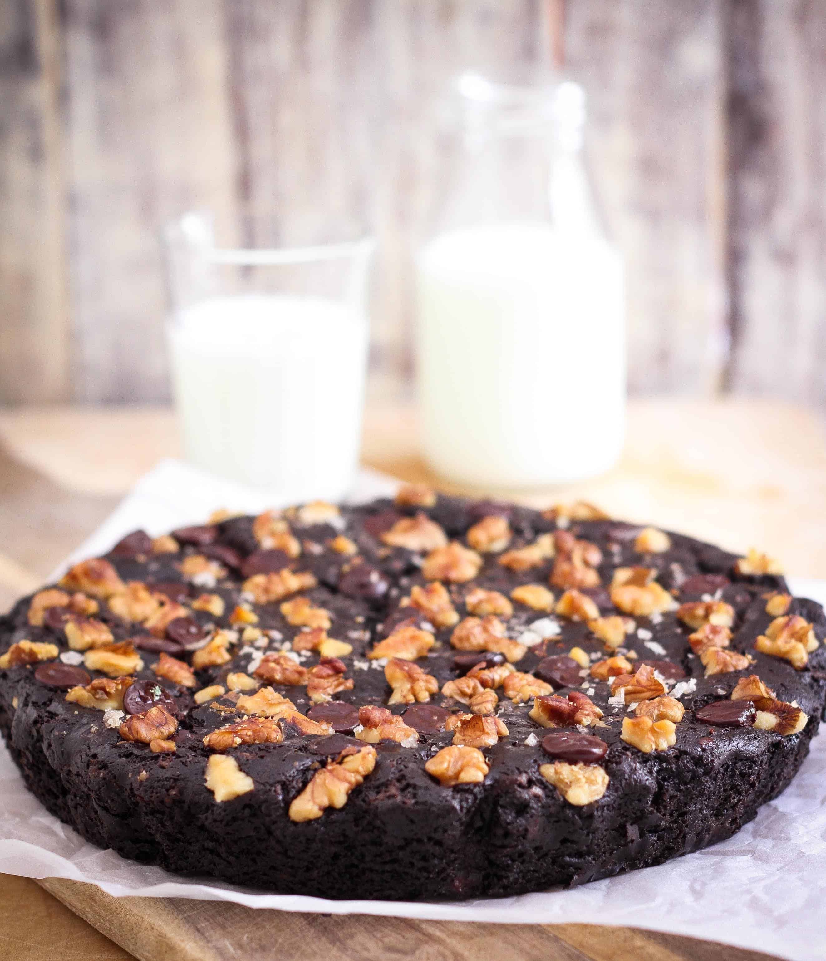 Fudgy Avocado Brownies vegan Fudgy Avocado Brownies healthy vegan eggless dairy free easy baking