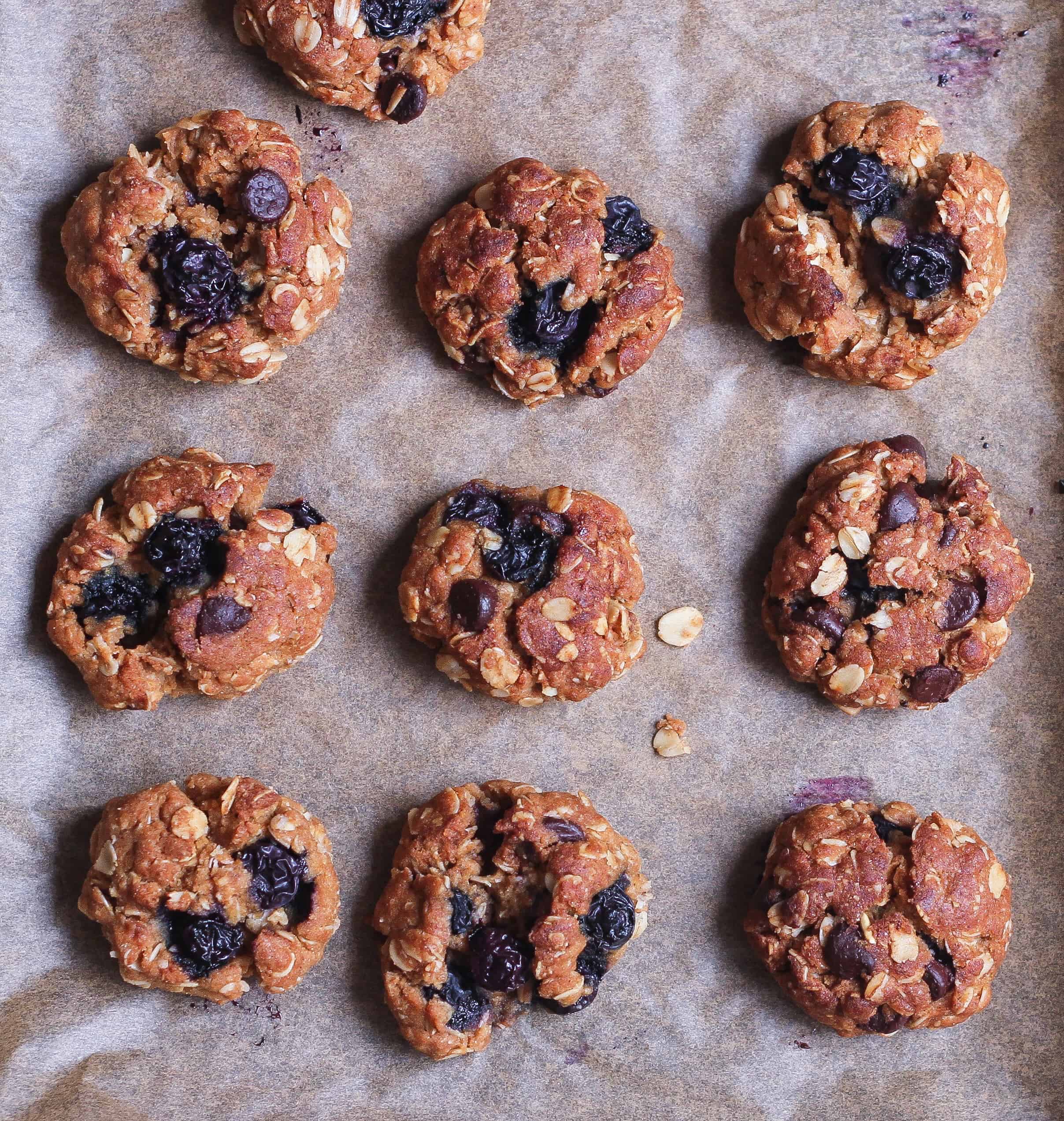 Blueberry Chocolate Chip Cookies 