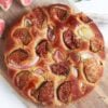 Figs & Rosemary Focaccia wholegrain vegan recipe