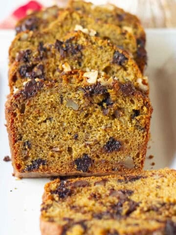 Pumpkin banana bread