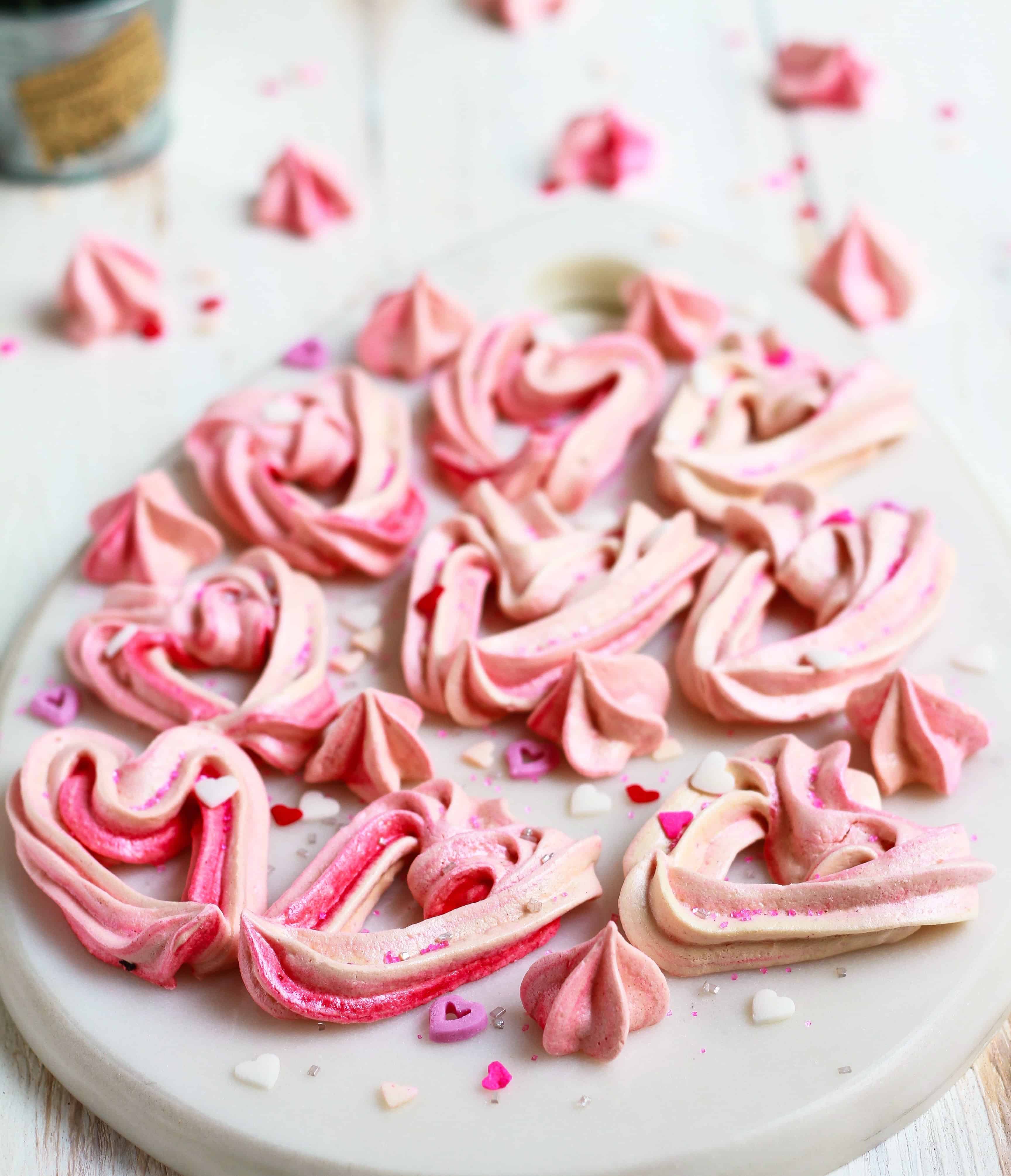 Meringue Cookie glutenfree easy baking Valentine's Day