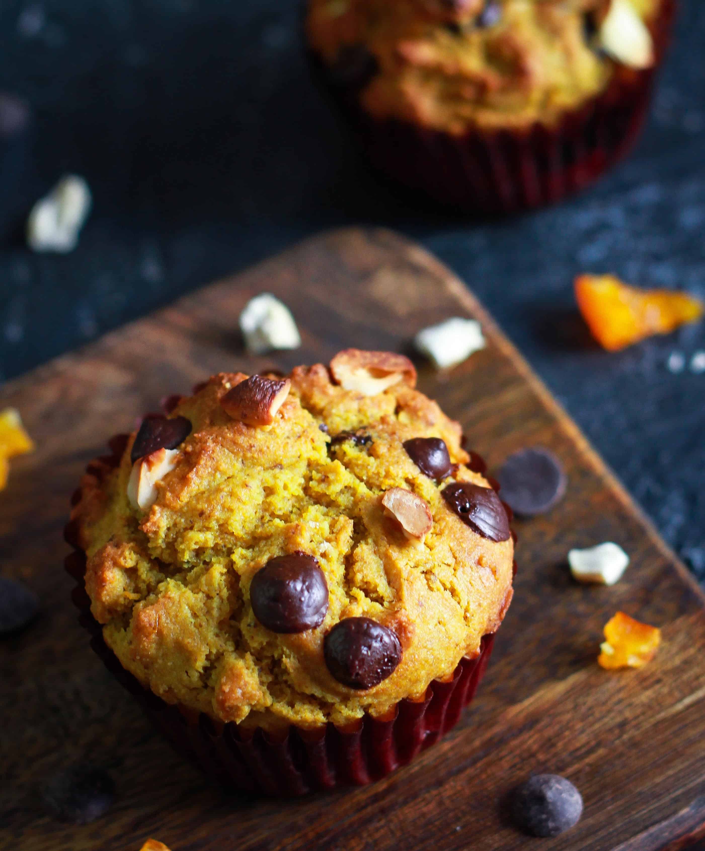 Quinoa Orange Muffins vegan refined sugarfree healthy treats