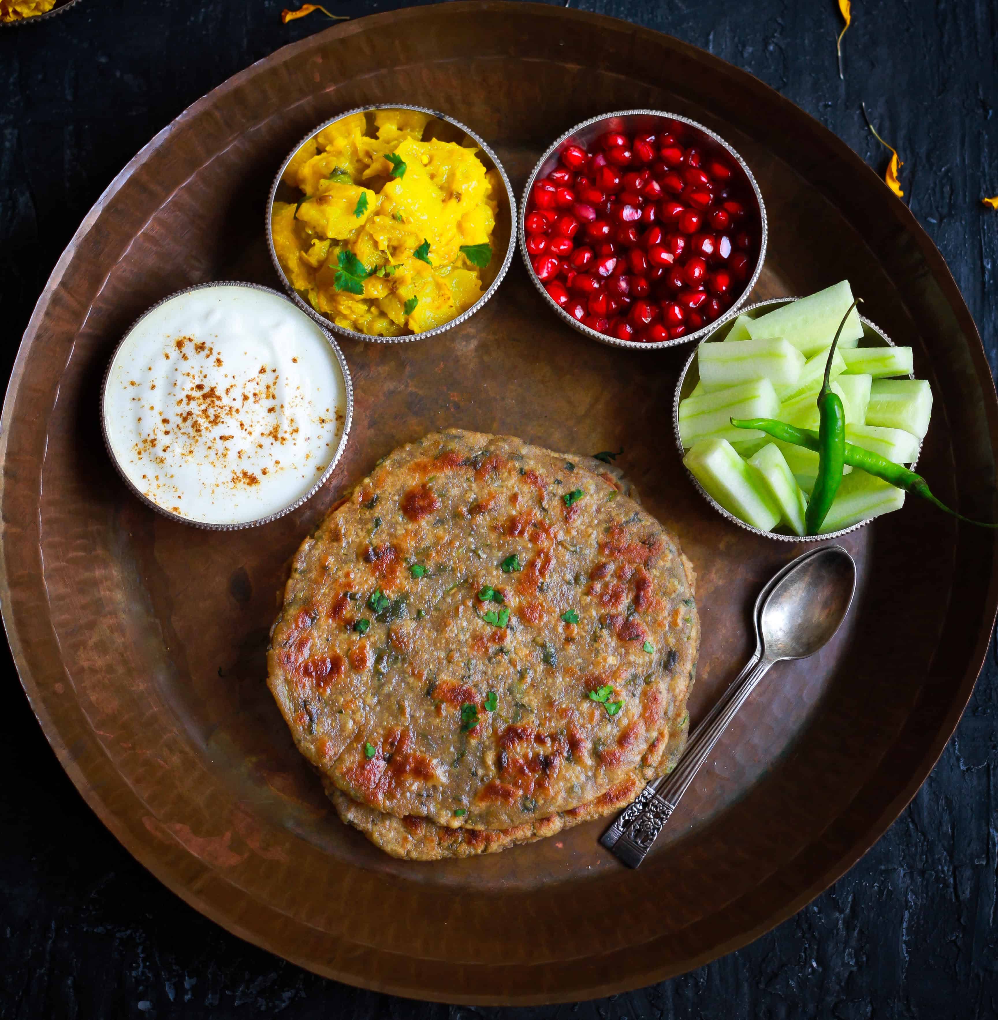Kuttu Aloo Paratha | vrat ka Khana | Indian fasting food | glutenfree vegetarian healthy recipe