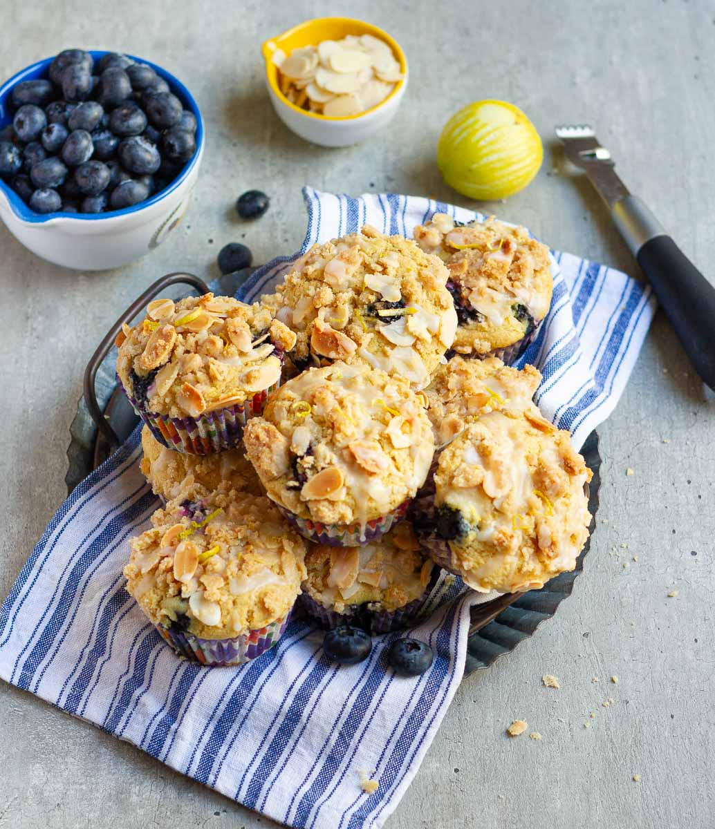 Vegan Lemon Blueberry Muffins 