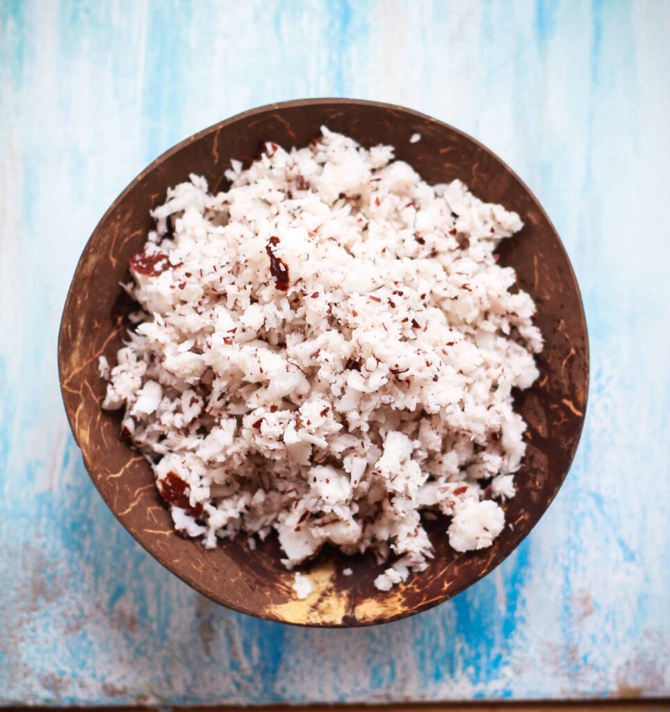 fresh grated coconut