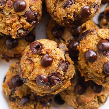 Pumpkin Chocolate Chip Cookies vegan glutenfree baking
