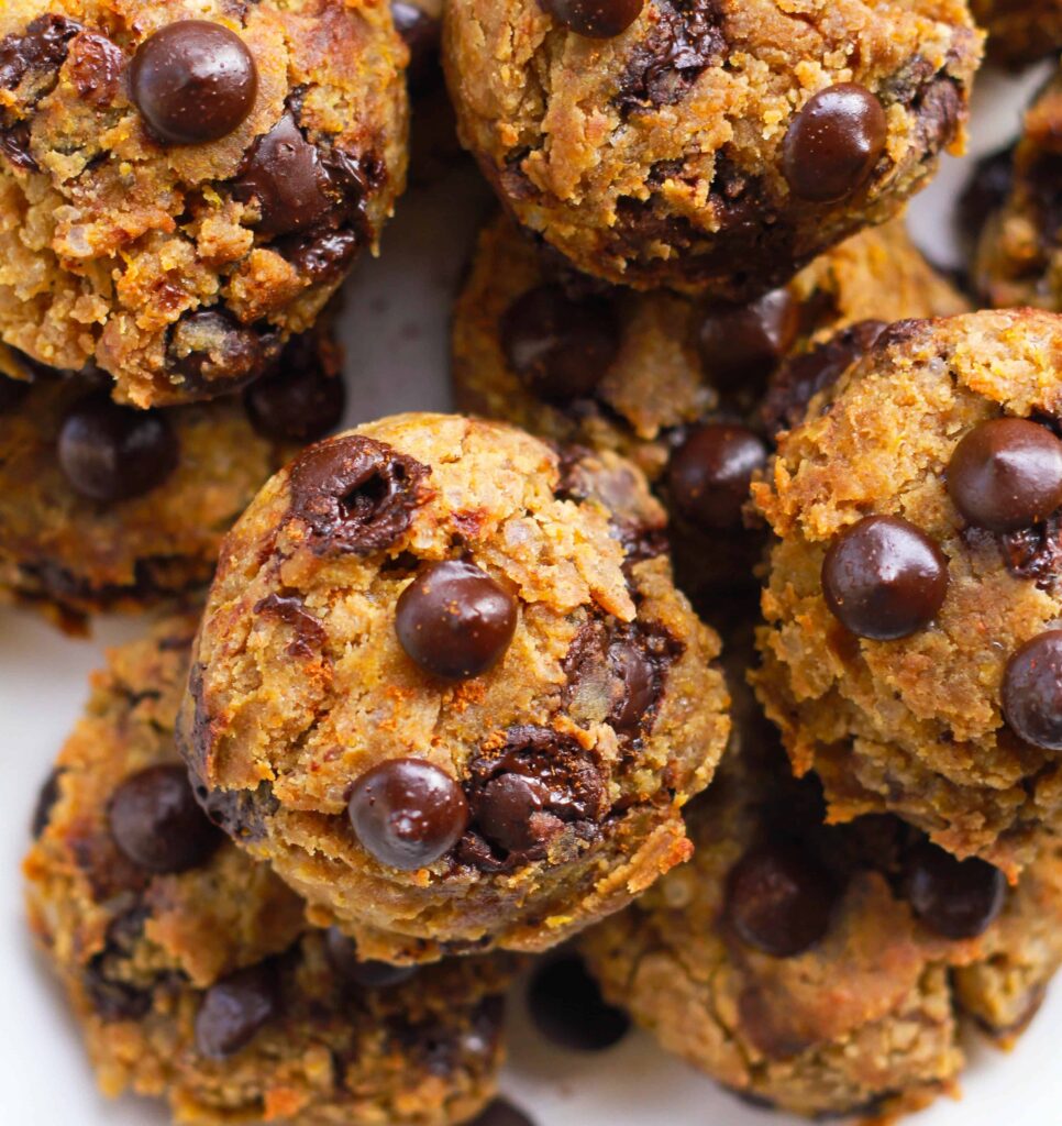 Pumpkin Chocolate Chip Cookies | vegan glutenfree baking