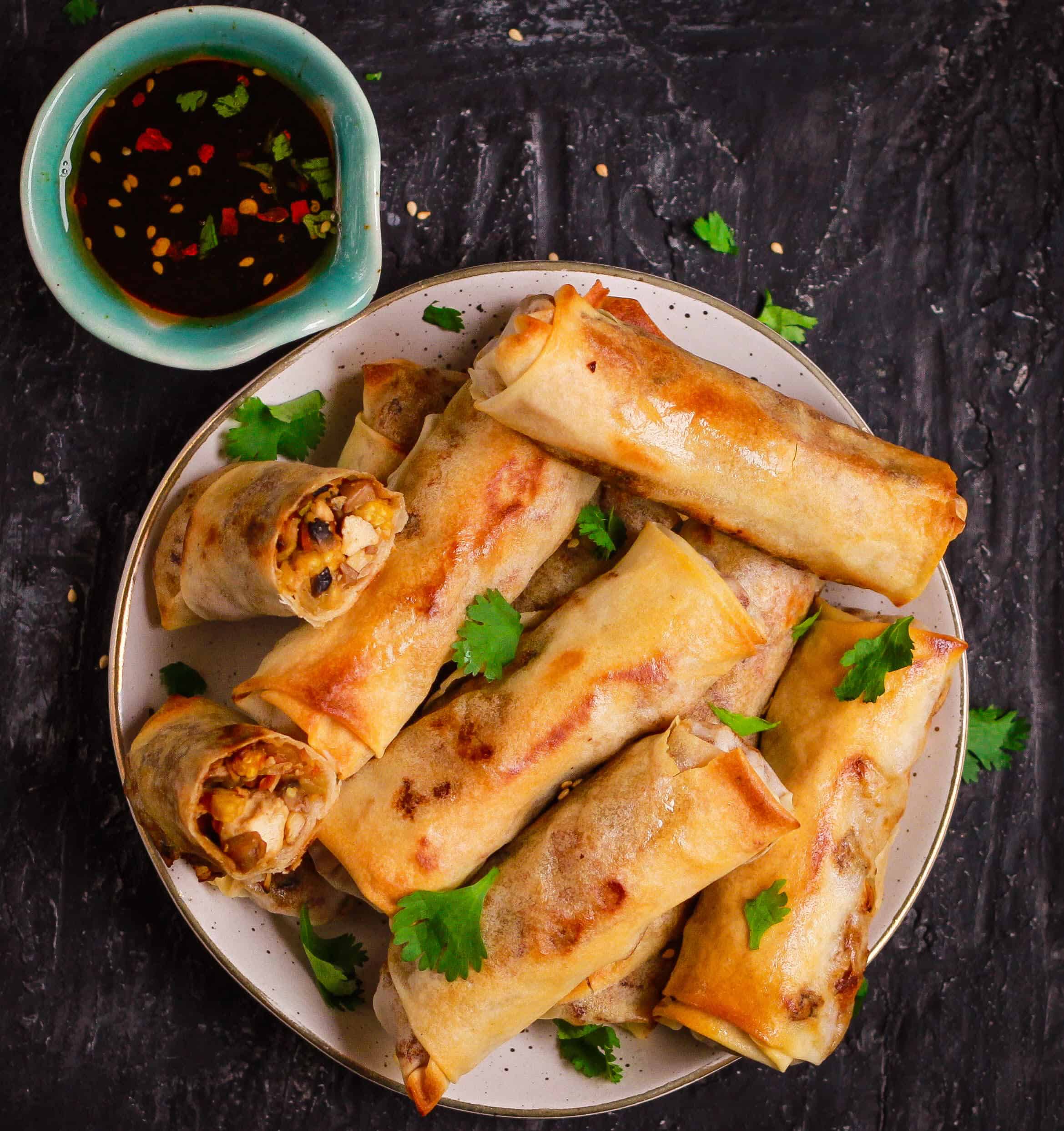 Baked Spring Rolls Veg Spring Roll Tasha S Artisan Foods