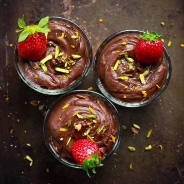 Sweet Potato Chocolate Pudding easy vegan glutenfree refined sugarfree dessert