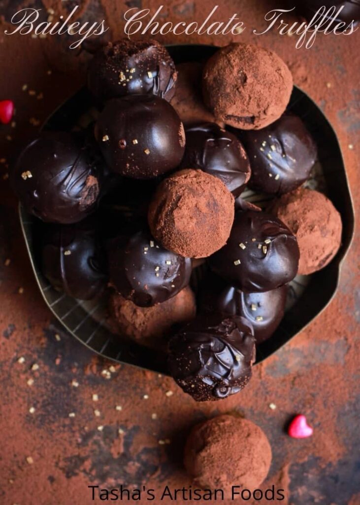 Baileys Chocolate Truffles easy fun recipe for Valentines Day
