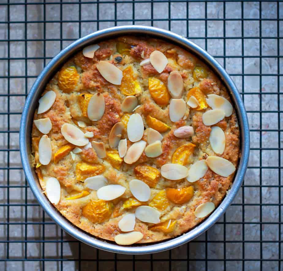 Easy Cape Gooseberry Almond Cake Eggless Wholegrain Baking