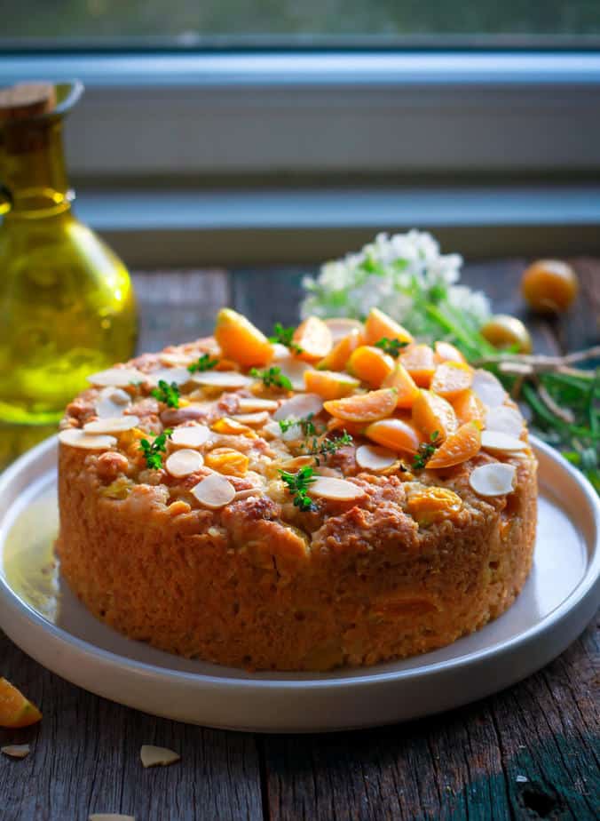 Easy Cape Gooseberry Almond Cake Eggless Wholegrain Baking