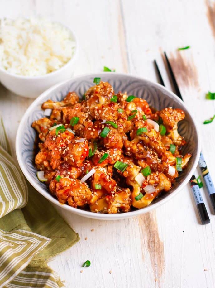 Sticky Sesame Cauliflower