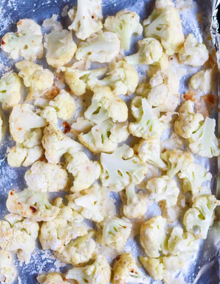 Baked Cauliflower Florets