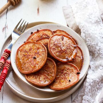 Banana Cinnamon Pancakes | Easy Vegan Recipe using Sourdough Discard