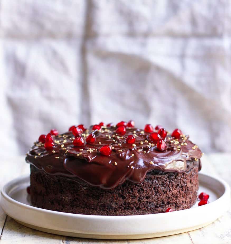Easy Stovetop Chocolate Cake Eggless recipe