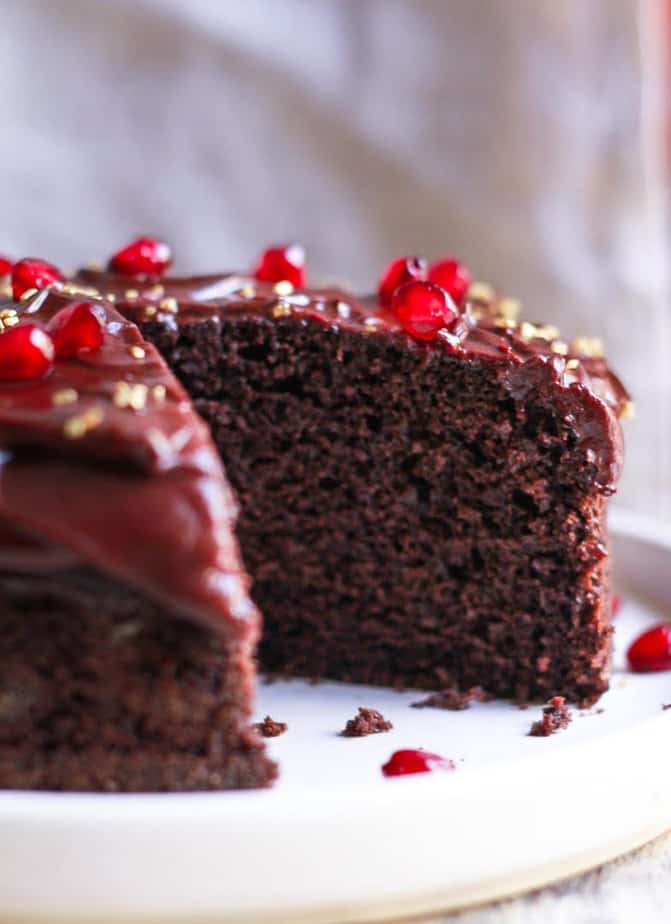 Easy Stovetop Chocolate Cake Eggless recipe