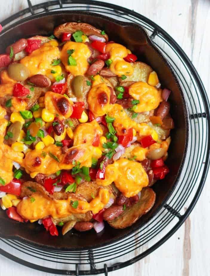 Loaded Potato Nachos | Easy fun kid friendly recipe