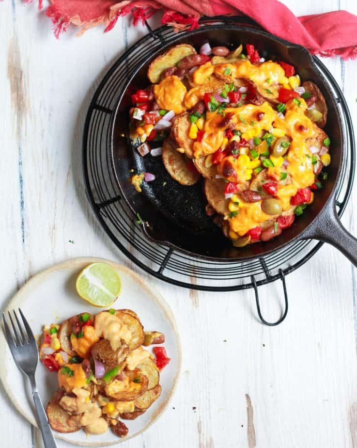 Loaded Potato Nachos | Easy fun kid friendly recipe