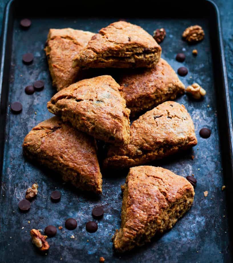 Banana Bread Scones | Easy Eggless Recipe