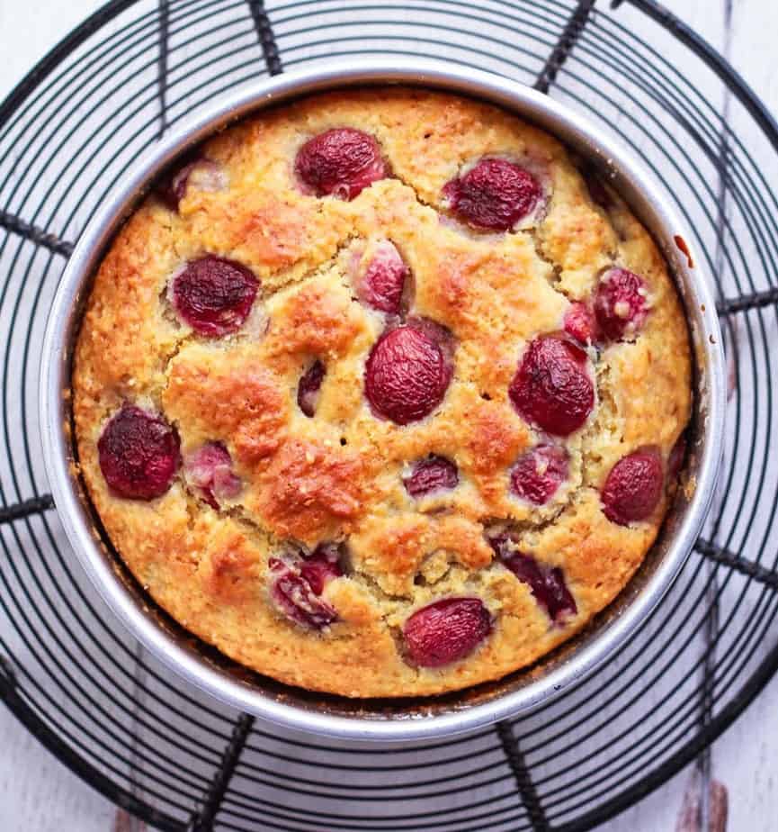 Fresh Cherry Cake | Easy summer baking