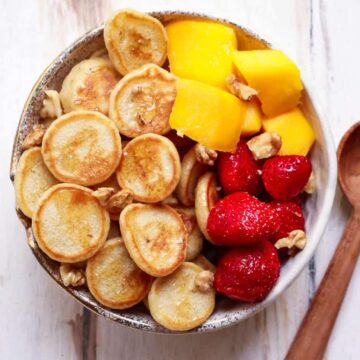 Pancake Cereal | Easy fun vegan pancake recipe| How to make pancake cereal